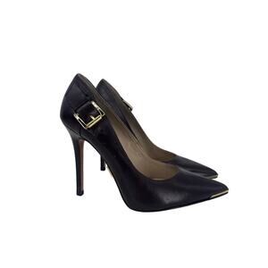 Michael Kors Brown Leather Pumps Stiletto Size 6